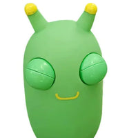 Stress-relief squeezy caterpillar
