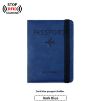 PU Leather Passport & Luggage Tag Set