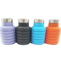 Collapsible Silicone Water Bottle for Outdoor Sports