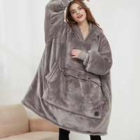 Heated Hoodie Blanket for a Cozy Day