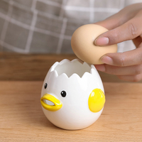 Ceramic Egg White Separator - Easy Clean Cartoon Design