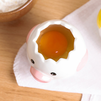 Ceramic Egg White Separator - Easy Clean Cartoon Design