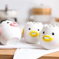 Ceramic Egg White Separator - Easy Clean Cartoon Design