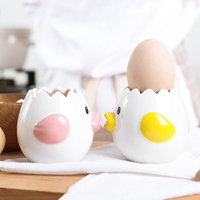 Ceramic Egg White Separator - Easy Clean Cartoon Design