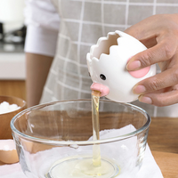 Ceramic Egg White Separator - Easy Clean Cartoon Design