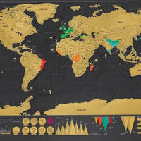 Scrapable world map