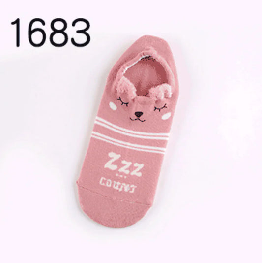 Animal Plush Cotton Socks for Women