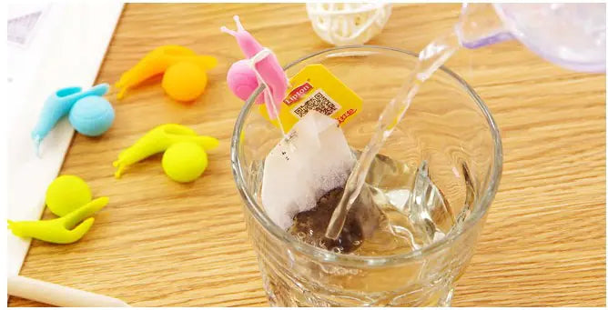 Silicone Snail Tea Infuser and Tea Bag Holder