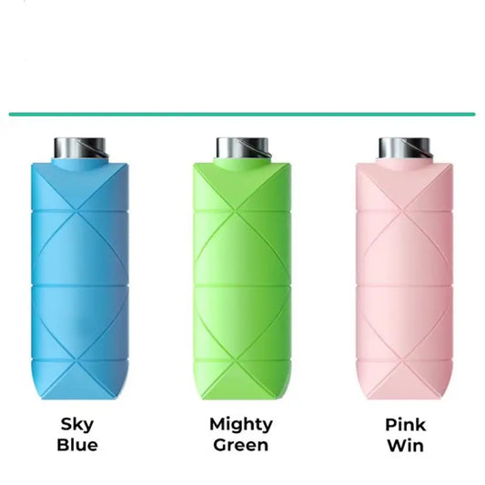 Collapsible BPA-Free Silicone Water Bottle 25oz