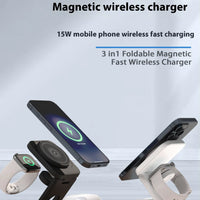 The Juice Dock – 3-in-1 Foldable Mag Charging Station