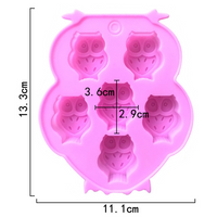 Silicone Chocolate Mold - Owl Aroma Mold