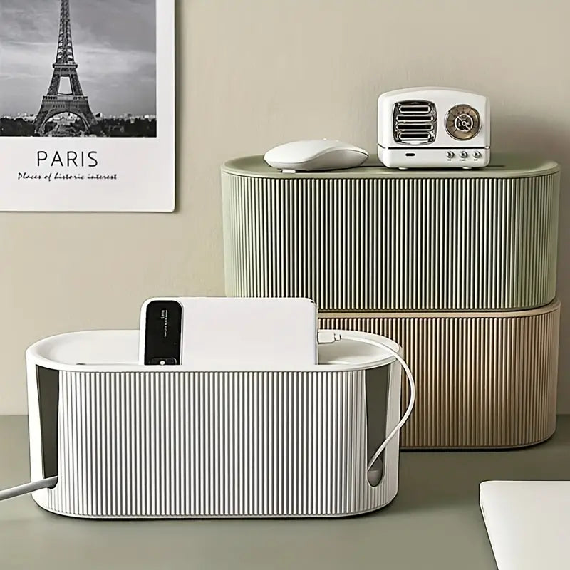 Cable Organizer Box for Desk