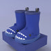Shark-Themed Kids Rain Boots for Outdoor Fun