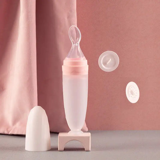 Silicone Suction Spoon Feeder for Rice Cereal