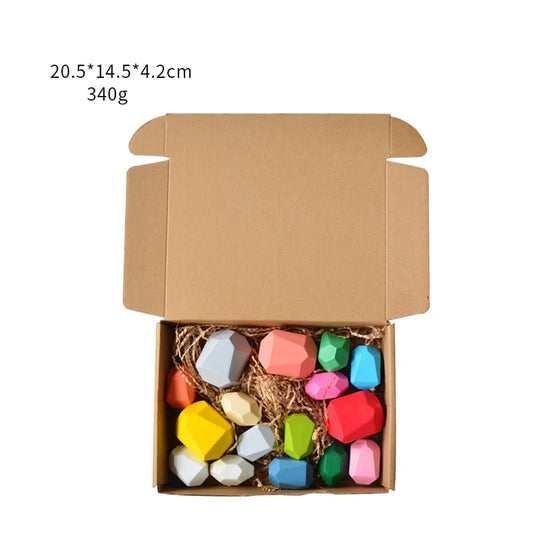 Children's colorful Jagged Stone Toys
