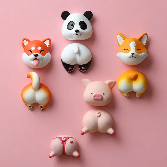 2pcs Set of Creative Animal Fridge Magnets