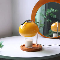 Aromatherapy Glass Table Lamp with Candle Warmer