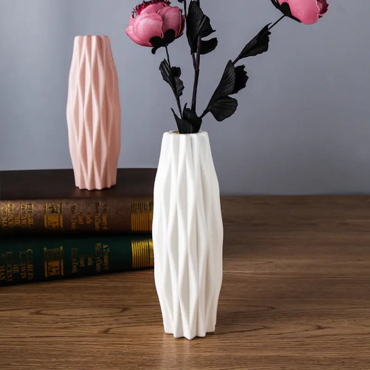 Nordic Plastic Hydroponic Dried Flower Vase for Desk