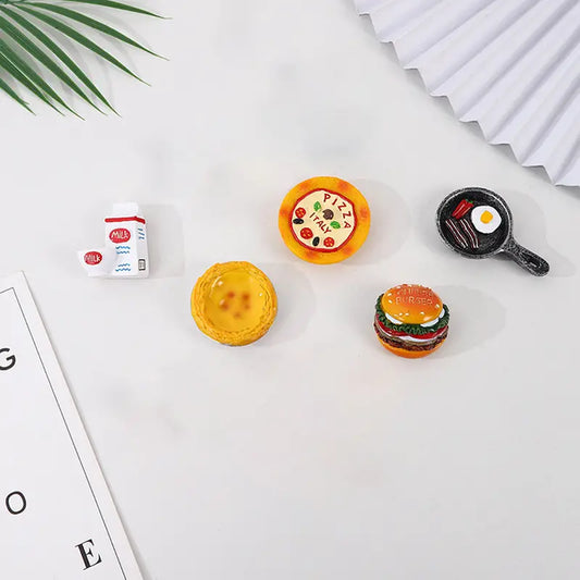 Cute Food Shape Resin Fridge Magnets (1/3/6 Pieces)