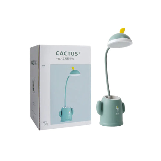 Creative Cactus LED Desk Lamp with Storage (USB)