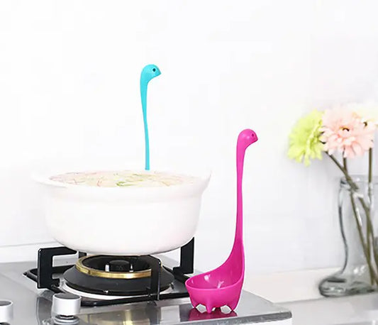 Nessie and Dinosaur Soup Spoon Set