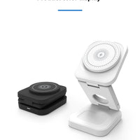 The Juice Dock – 3-in-1 Foldable Mag Charging Station