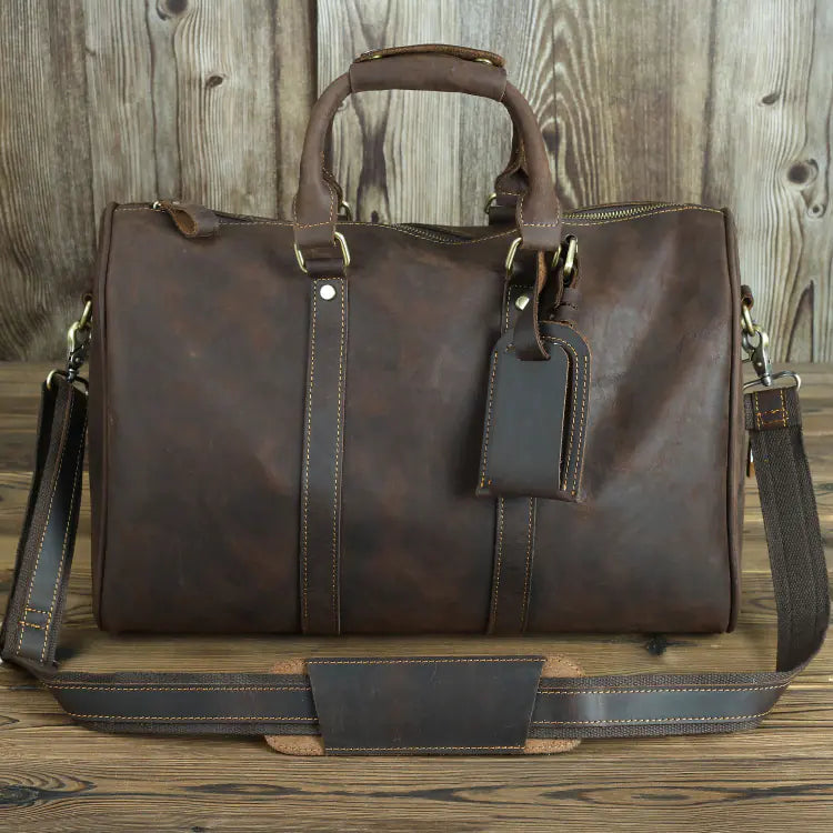 Men's Vintage Handheld Travel Luggage Bag