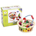 Wooden Magnetic Fruit and Vegetable Cutting Toy for Kids
