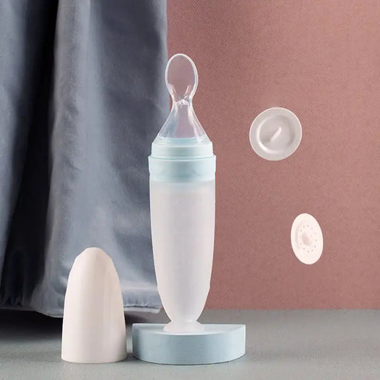 Silicone Suction Spoon Feeder for Rice Cereal