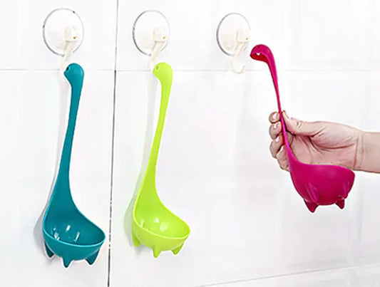 Nessie and Dinosaur Soup Spoon Set