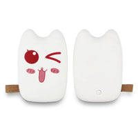 Cute Chibi Cat Portable Charger, Mini Power Bank