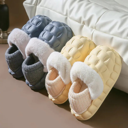 Bubble Shoes with Foldable Heel for Women Indoor Use